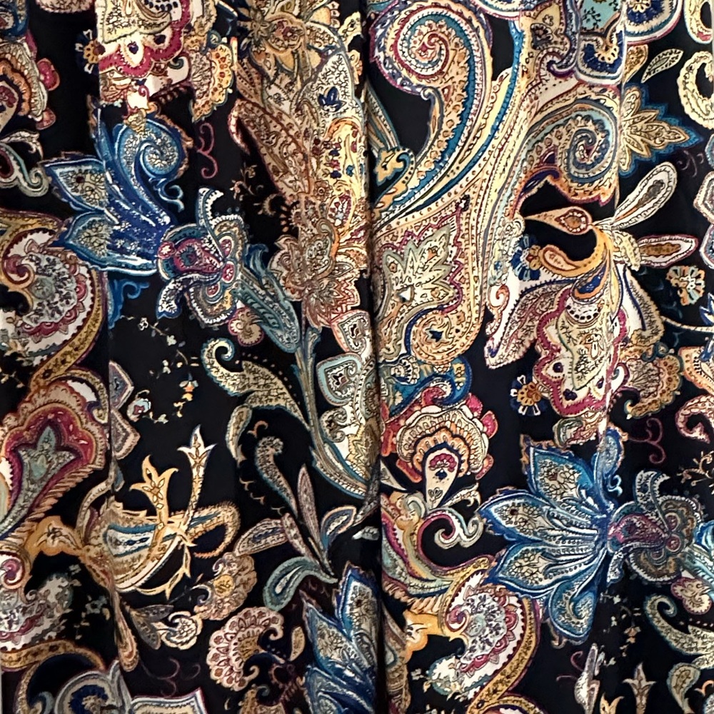 Emery Rose Boho paisley print size Large lightweight pants - Picture 4 of 5